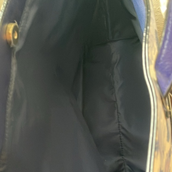 Victoria’s Secret: White with blue floral tote bag- summer/beach/vacation - Picture 13 of 16